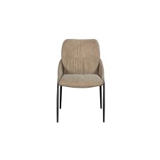 Jackson PU Leather Dining Chair in Taupe
