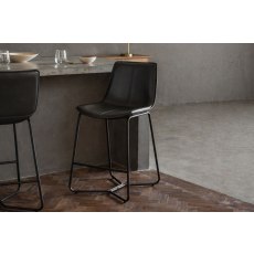 Gallery Direct Set of 2 Hawking Bar Stool in Charcoal