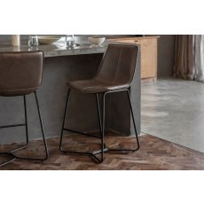 Gallery Direct Set of 2 Hawking Bar Stool in Ember