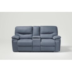 Quantum Cinematic 2 Seater Power Recliner Sofa with Headrest and iTable Console