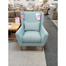 Ex-Display St Austell - Hansson Fabric Accent Chair | Lattic Haze