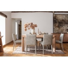CLEARANCE - Tivoli Reclaimed Wood 160-200cm Ext Dining Table Set with Lucas Chairs CLEARANCE - Tivoli Reclaimed Wood 160-200cm Ext Dining Table Set with Lucas Chairs