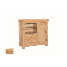Treviso Oak Media Unit Sideboard