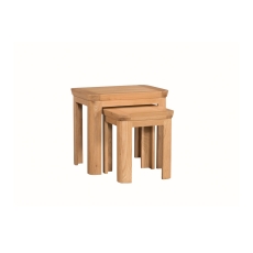 Treviso Oak Nest of 2 Tables