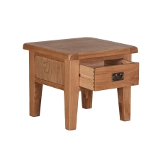 Cotswold Rustic Oak Lamp Table