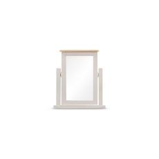 Windermere Painted Oyster Grey Oak Vanity Mirror Windermere Painted Oyster Grey Oak Vanity Mirror