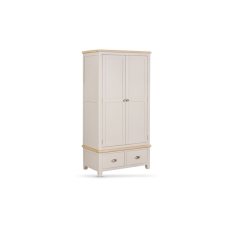 Windermere Painted Oyster Grey Oak Double Wardrobe Windermere Painted Oyster Grey Oak Double Wardrobe