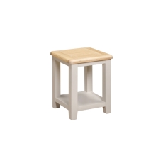 Windermere Painted Oyster Grey Oak Lamp Table Windermere Painted Oyster Grey Oak Lamp Table