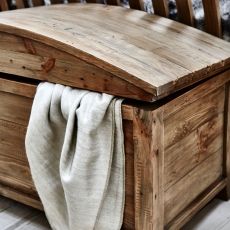 Barbados Reclaimed Wood Blanket Box