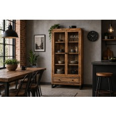 Nixon Reclaimed Wood Display Cabinet