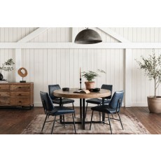 Nixon Reclaimed Wood 120cm Round Dining Table