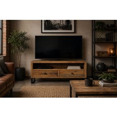 Nixon Reclaimed Wood Small TV Unit