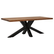 Soho Solid Oak 200cm Holburn Star Base Dining Table