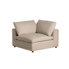 Zen Modular Natural Chenille Corner Section Zen Modular Natural Chenille Corner Section
