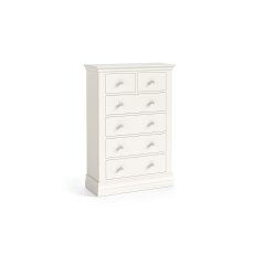 Burgundy Painted Coconut Milk 2 Over 4 Chest of Drawers Burgundy Painted Coconut Milk 2 Over 4 Chest of Drawers