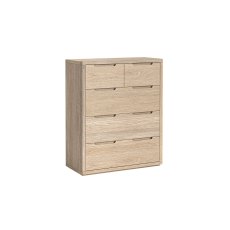Portobello Oak 2 Over 3 Chest of Drawers