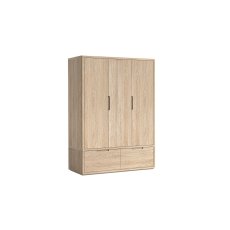 Portobello Oak Triple Wardrobe