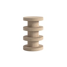 Portobello Oak Bobbin Side Table