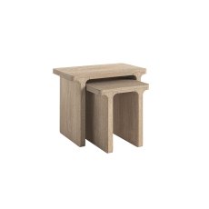 Portobello Oak Nest of Tables