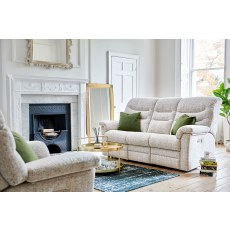 G Plan Ledbury Fabric 3 Seater Recliner Sofa