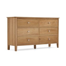 Bath Oak 3 over 3 Chest