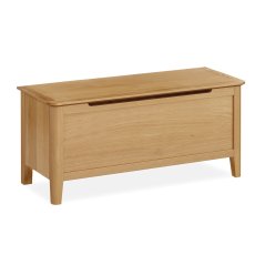 Bath Oak Blanket Box