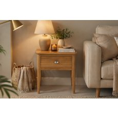 Bath Oak Lamp Table