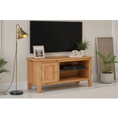 Bath Oak Small TV Unit