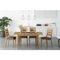 Bath Oak Small Extending Dining Table