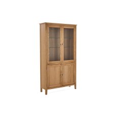 Bath Oak Display Cabinet