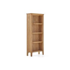 Bath Oak Slim Bookcase