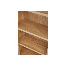 Bath Oak Slim Bookcase