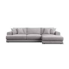 Niki Fabric Large 4 Seater Chaise Sofa