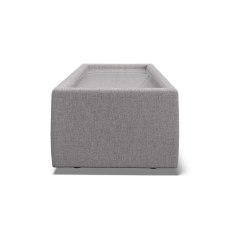 Niki Fabric Modular Rectangle Glass Top Table Niki Fabric Modular Rectangle Glass Top Table