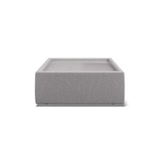 Niki Fabric Modular Square Glass Top Table Niki Fabric Modular Square Glass Top Table