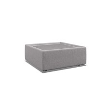 Niki Fabric Modular Square Glass Top Table Niki Fabric Modular Square Glass Top Table