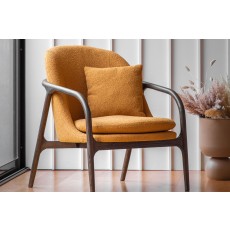 Gallery Direct Alegra Armchair in Ochre Gallery Direct Alegra Armchair in Ochre