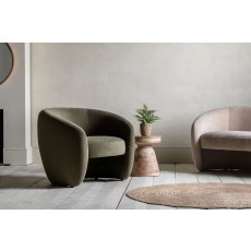 Gallery Direct Curvo Armchair in Moss Green Gallery Direct Curvo Armchair in Moss Green