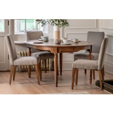 Gallery Direct Highgrove 120-160cm Round Extending Dining Table