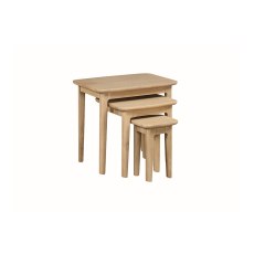 Cotswold Oak Nest of 3 Tables