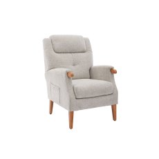 GFA Isla Fireside Chair in Linen Fabric