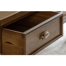 Gallery Direct Hardwick Smoked Oak 2 Drawer Coffee Table
