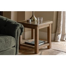 Gallery Direct Hardwick Smoked Oak Side Table