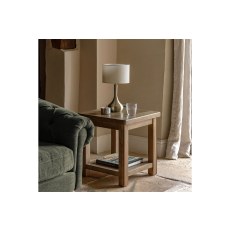 Gallery Direct Hardwick Smoked Oak Side Table