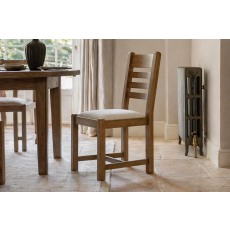 Gallery Direct Hardwick Smoked Oak Dining Chairs (Pair)