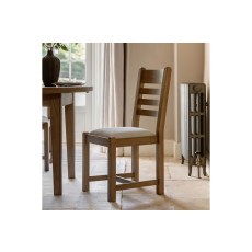 Gallery Direct Hardwick Smoked Oak Dining Chairs (Pair)