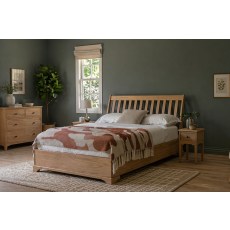 Gallery Direct Malvern Natural Oak Bedframe