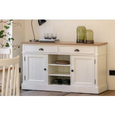 Gallery Direct Eton Painted White 2 Door 2 Drawer Sideboard