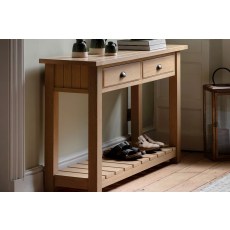 Gallery Direct Eton Natural 2 Drawer Console Table
