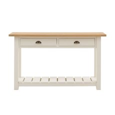 Gallery Direct Eton Painted White 2 Drawer Console Table